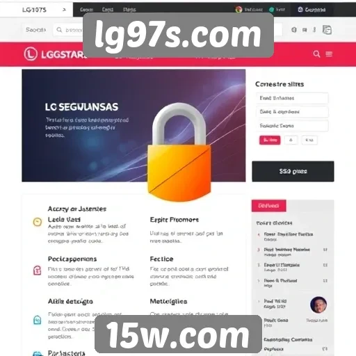 Recursos de segurança do site lg97s.com